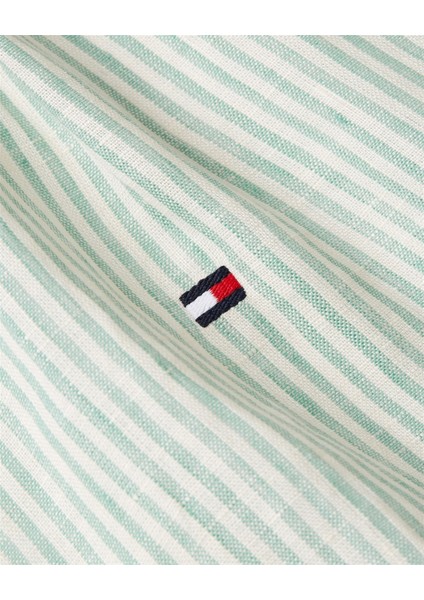 Ess Lınen Relaxed Shırt Kadın Yeşil Gömlek - WW0WW44679 fiyatları