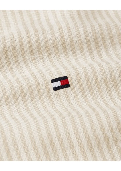 Ess Lınen Relaxed Shırt Kadın Beyaz Gömlek - WW0WW44679 fiyatları