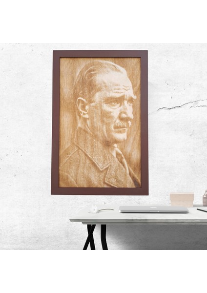 Ahşap Atatürk Portresi-4