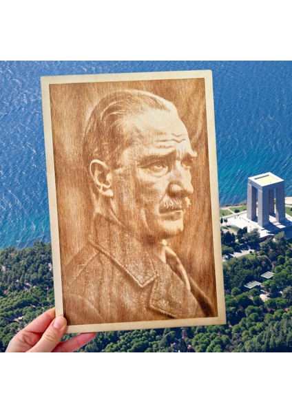 Ahşap Atatürk Portresi-4