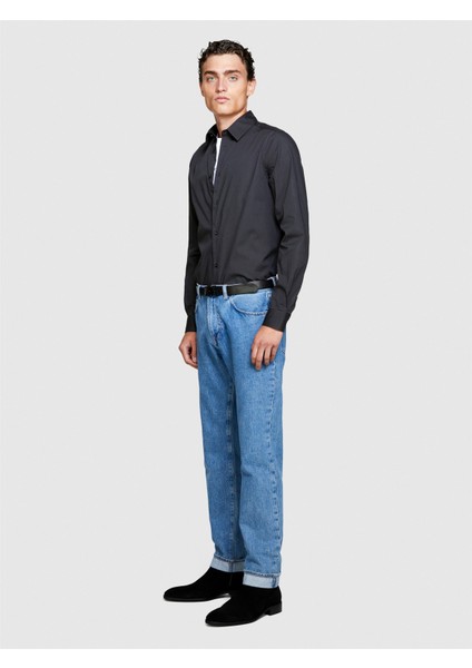 Slim Fit Esnek Koton Gömlek Erkek Renkli Gömlek - 323A5CNX5QL19