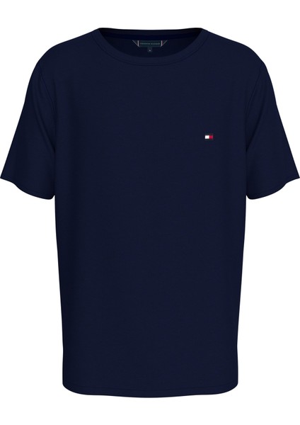 Crew Neck Slub Tee Erkek Mavi T-Shirt - UM0UM03527 indirimleri