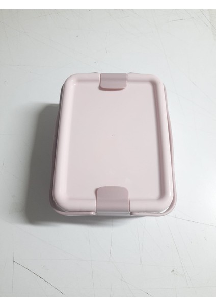 Büro Ev Ofis Mutfağı Için 2bölme Çatal Kaşıklı Kulplu Mandallı Beslenme Kabı