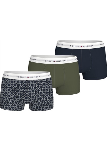 3p Trunk Prınt Erkek Gri Boxer - UM0UM02768