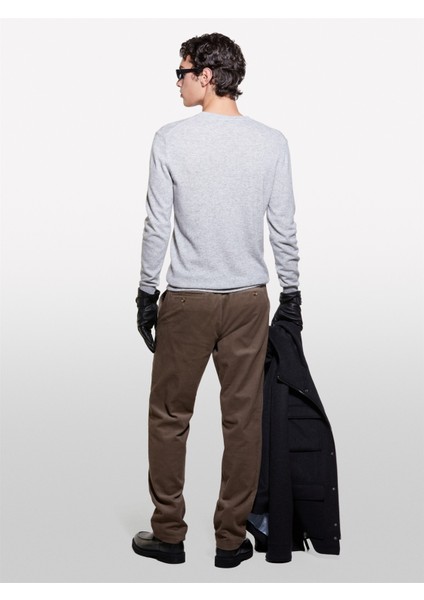 Sisley Kaşmir Karışımlı Bisiklet Yaka Kazak Erkek 501 Kazak - 324A102HS1B17