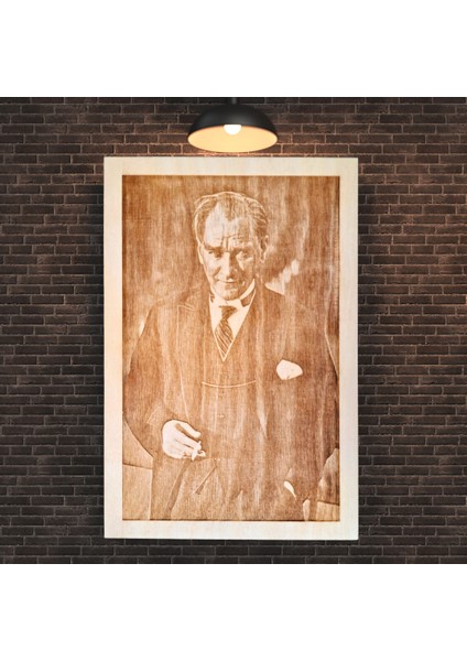 Ahşap Atatürk Portresi-5