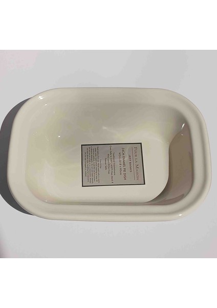 Emaye Fırın Kabı W:24 x D:18 x H:5 cm