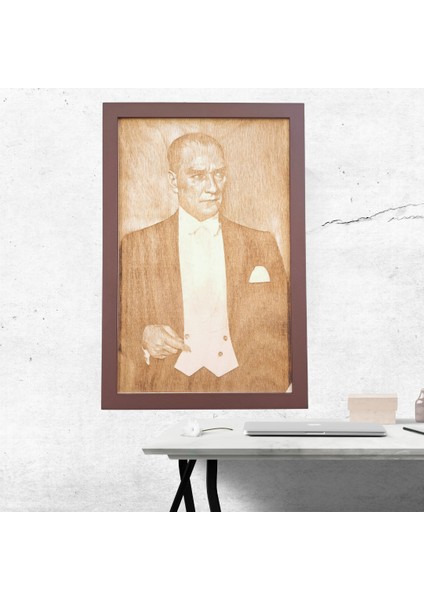 Ahşap Atatürk Portresi-6