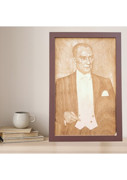 Ahşap Atatürk Portresi-6