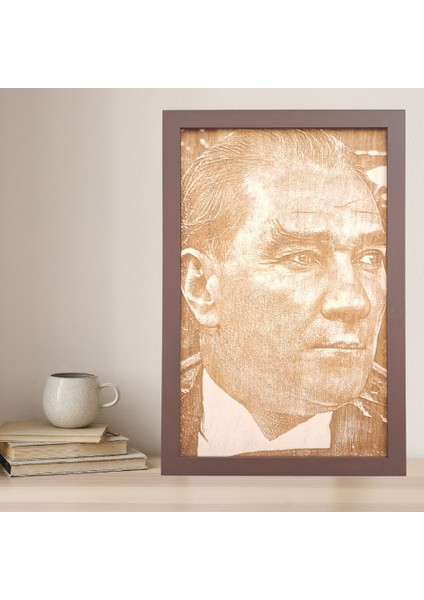 Ahşap Atatürk Portresi-9