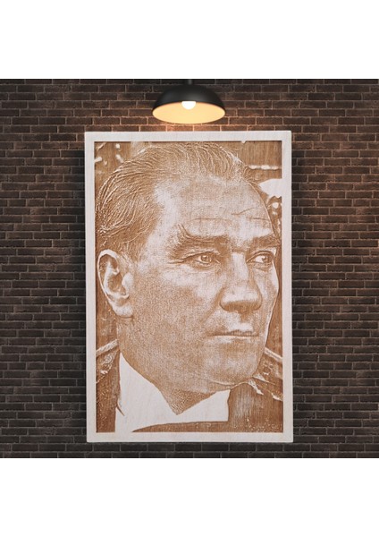 Ahşap Atatürk Portresi-9