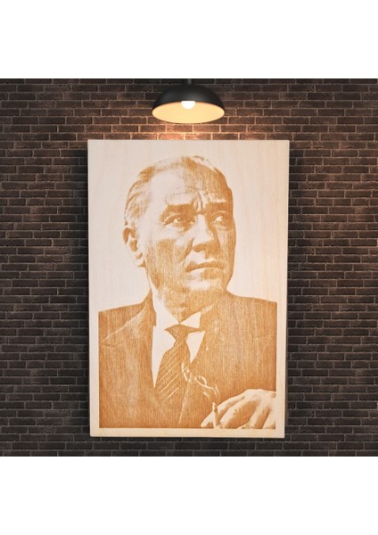 Ahşap Atatürk Portresi-11
