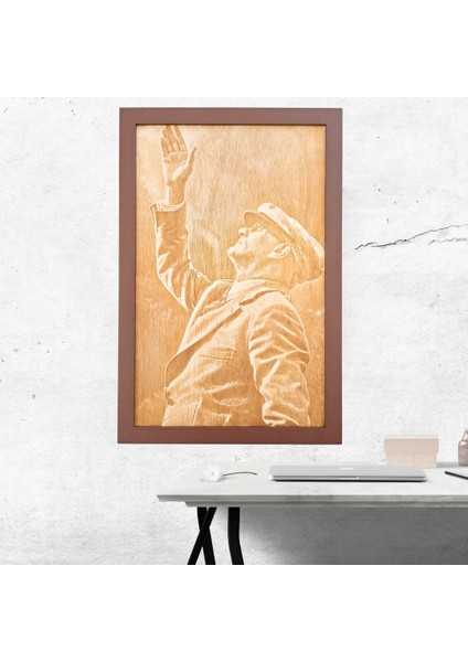 Ahşap Atatürk Portresi-10