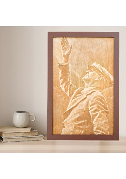 Ahşap Atatürk Portresi-10