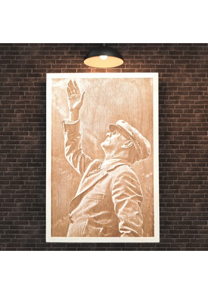 Ahşap Atatürk Portresi-10