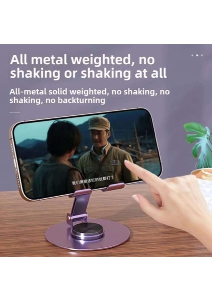 Katlanabilir, Taşınabilir, 360 Derece Dönebilen Masa Üstü Telefon Standı / Telefon Tutacağı / Tablet Tutacağı fiyatları