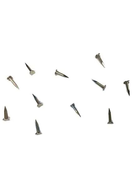 Klips, Menteşe, Ayağı Çivisi 7mm Çelik - Nikel 10GR