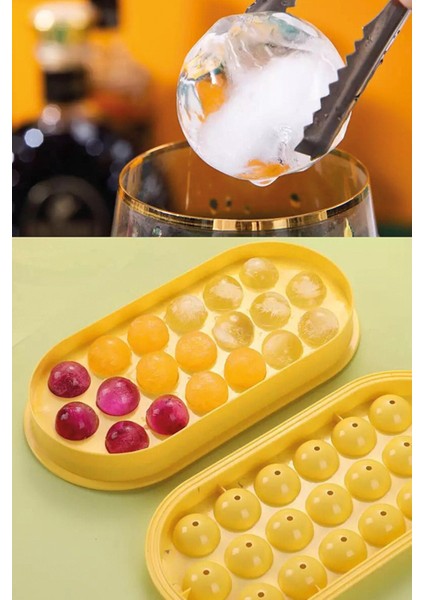 Büro Ev Ofis Buzdolabı İçin 13BÖLME Yuvarlak Buz Kalıbı Kristal Küre Buzluk modelleri