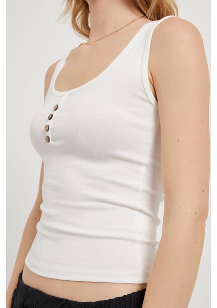 Önü Düğmeli Kalın Askılı Body fırsatları