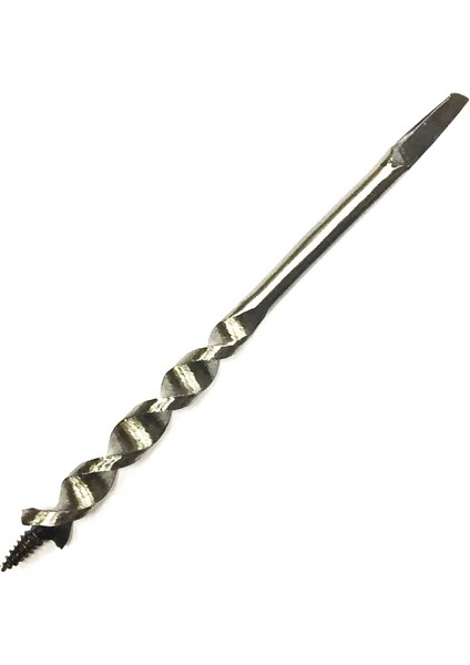 Fenerli Ahşap Burgu El, Matkap Ucu - Dört Köşe 20 mm
