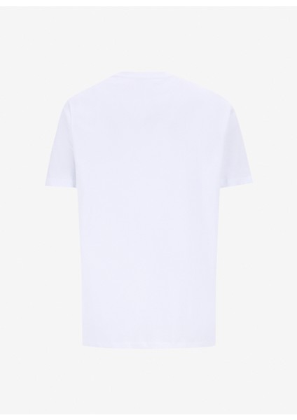 Bisiklet Yaka Düz Beyaz Erkek T-Shirt MML5SM-TST 9544 fiyatları