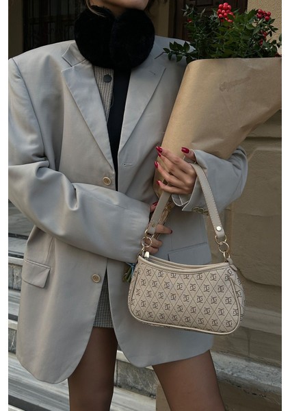 Farme Monogram Bej Baget Ve Çapraz Çanta fiyatları