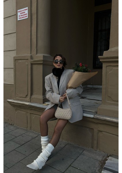 Farme Monogram Bej Baget Ve Çapraz Çanta fırsatları