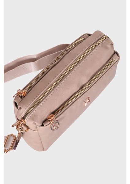 Kadın Vizon 3 Bölmeli Astarlı Ayarlanabilir Kolon Askılı Çapraz Omuz Çantası fırsatları