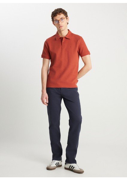 Kiremit Regular Fit Erkek Polo T-Shirt W2510720222
