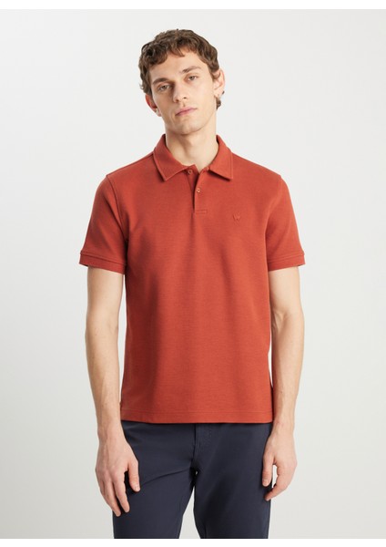 Kiremit Regular Fit Erkek Polo T-Shirt W2510720222 fırsatları