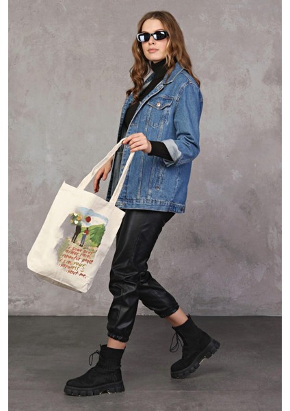 Kanvas I Pray For Your Bez Çanta C0540 fırsatları