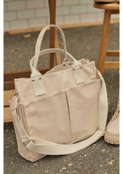 Std Deri Everyday Bag Bej Klasik