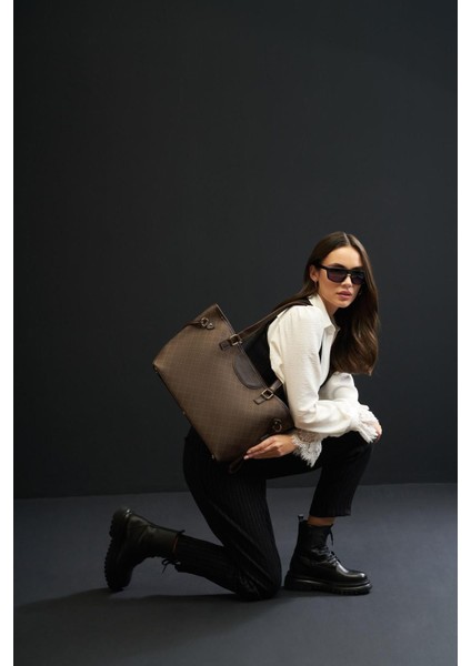 Desenli Kadın Tote El Ve Omuz Çantası modelleri