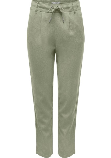 Orta Bel Normal Yeşil Kadın Pantolon Onlcaro-Poptrash Easy Lınen Bl cc P modelleri