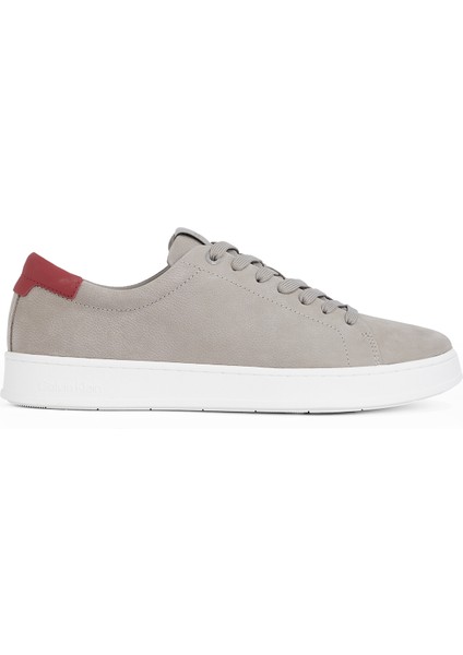 Gri Erkek Sneaker Low Top Lace Up Nu