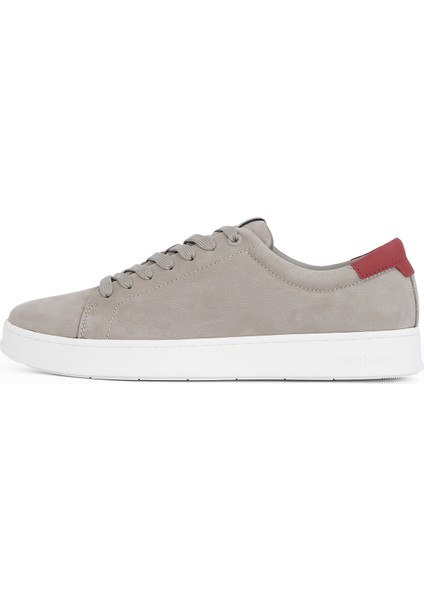 Gri Erkek Sneaker Low Top Lace Up Nu