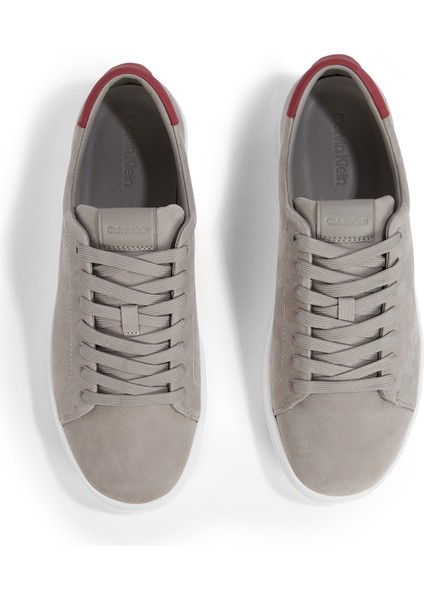 Gri Erkek Sneaker Low Top Lace Up Nu