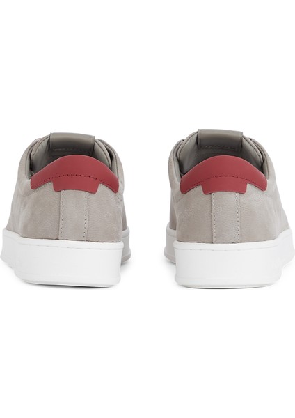 Gri Erkek Sneaker Low Top Lace Up Nu