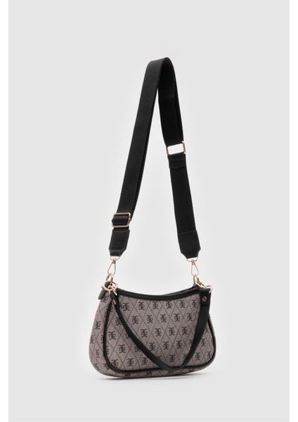 Farme Monogram Gri Baget Ve Çapraz Çanta fiyatları