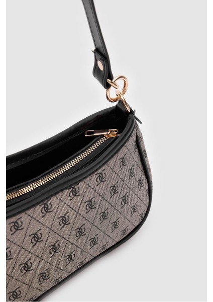 Farme Monogram Gri Baget Ve Çapraz Çanta fırsatları