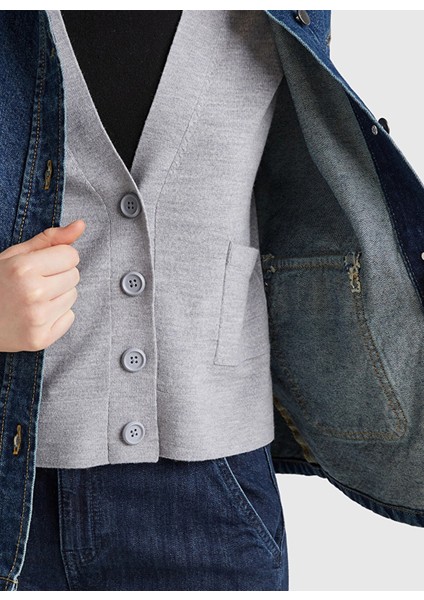 Oversized Koyu Mavi Kadın Ceket 296XDN07R fiyatları