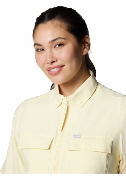 2118731758AL3330 Sarı Normal Düz Kadın Gömlek fırsatları