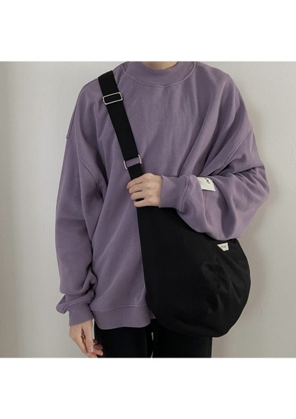 Luna Bag Siyah Çıtçıtlı Çanta Ayarlanabilir Çapraz Askılı Omuz Ve Kol Çantası