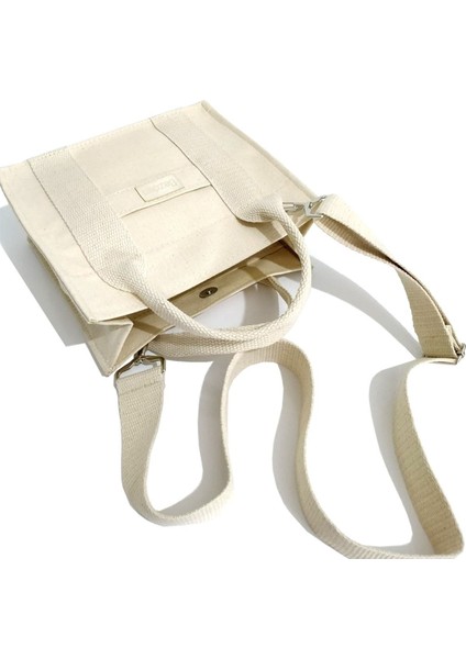 Kanvas Tote Çanta Orta Boy 29x25cm