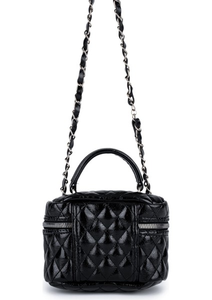 Deri Almira Kadın Çapraz Çanta Siyah indirimleri