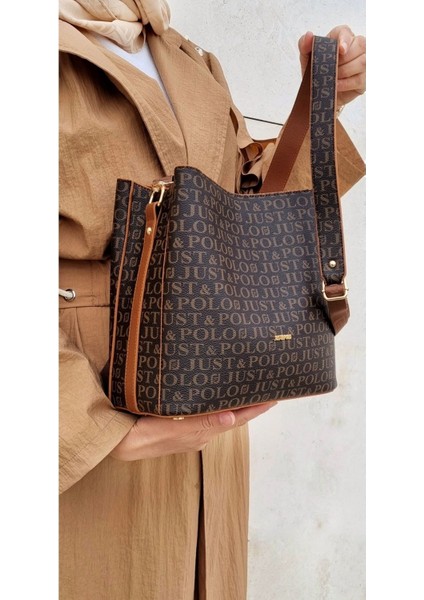 Kadın Kahve-Taba Kısa Ve Uzun Ayarlanabilir Omuz Çantası modelleri