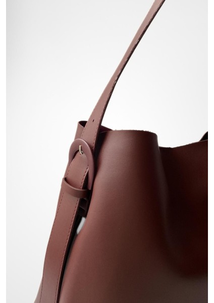 Nomu Toka Detaylı Bordo Büyük Boy Kadın Shopper Çanta fiyatları