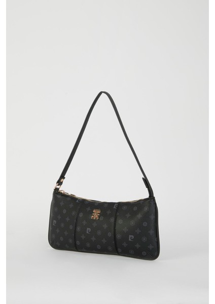 Siyah Monogram Kadın Omuz Çantası 05PO22Y1564 fiyatları