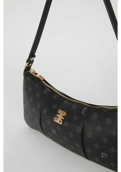 Siyah Monogram Kadın Omuz Çantası 05PO22Y1564 fırsatları