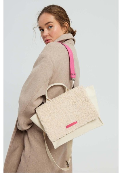 Huge Cuvert Teddy Ecru Bag Special Edition modelleri